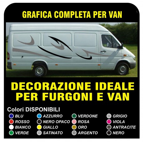 AUTOCOLLANTS POUR MERCEDES SPRINTER 311 ASF LE VAN GRAPHIQUES IVECO AUTOCOLLANTS VAN KIT COMPLET