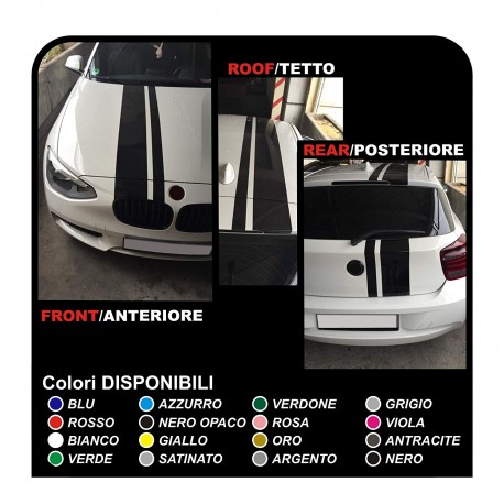 Bandes adhésives de la BMW M Performance Top noir stickers BMW M SPORT F20 M Performance 118 120 320 330 M1 M3 M4 M5 M6