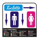 COMPLETE KIT signs toilet WC bathroom 6 stickers PROFESSIONAL for restaurant, hotel, local pubs and businesses