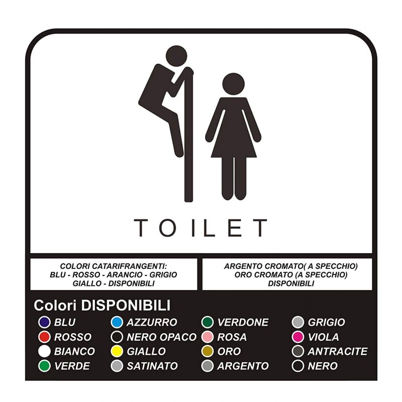 2 stickers, toilet Wall Stickers, Stickers Murals, Funny sticker