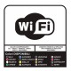 2 pegatinas-wi-fi de alta CALIDAD para bares, discotecas, oficinas, escaparates, tiendas, restaurantes, cantinas, hoteles,