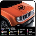 aufkleber motorhaube jeep renegade stern verbraucht aufkleber jeep renegade und wrangler