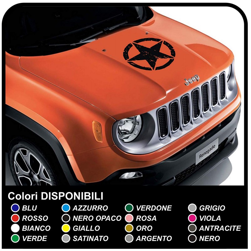 Adesivo Jeep Renegade Cofano-Sportelli-Fiancate - Adesivi Moto