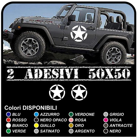 côté adhésif STAR militaire PORTE Jeep WRANGLER RENEGADE et de la WILLYS offroad DÉFENSEUR 