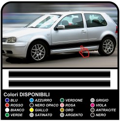 VOLKSWAGEN VW GOLF 4 stickers side stripes (full set) side bands golf IV volkswagen golf