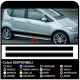 stickers side for MERCEDES BENZ A CLASS w169 adhesive strips A-class amg 