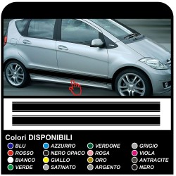 stickers side for MERCEDES BENZ A CLASS w169 adhesive strips A-class amg 