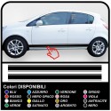 OPEL Corsa aufkleber seitlichen Streifen Doppelzimmer seitlichen Bändern Klebstoffe für Opel Corsa B/C/D/E