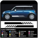 MINI COOPER kit de adhesivo rayas COUNTRYMAN John Cooper UN adhesivo tiras de lado las carreras de TODOS los MODELOS mini Rayas