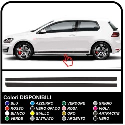 VW GOLF V-VII GTI SPORT STRISCE GTI fasce laterali Set completo per 3 & 5 porte golf 5 6 7 volkswagen golf