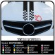 aufkleber motorhaube bmw mercedes audi alfa romeo 2x klebestreifen dekor-Streifen Rallye Streifen Auto Viper Streifen