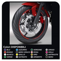 llantas de ruedas de moto tiras adhesivas para DUCATI, YAMAHA, SUZUKI, KAWASAKI, HONDA, BMW