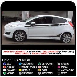 Set Adesivi per FORD FIESTA MK7 / 8 Grafica Strisce auto fasce laterali